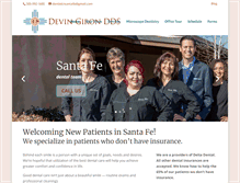 Tablet Screenshot of dentistinsantafe.com